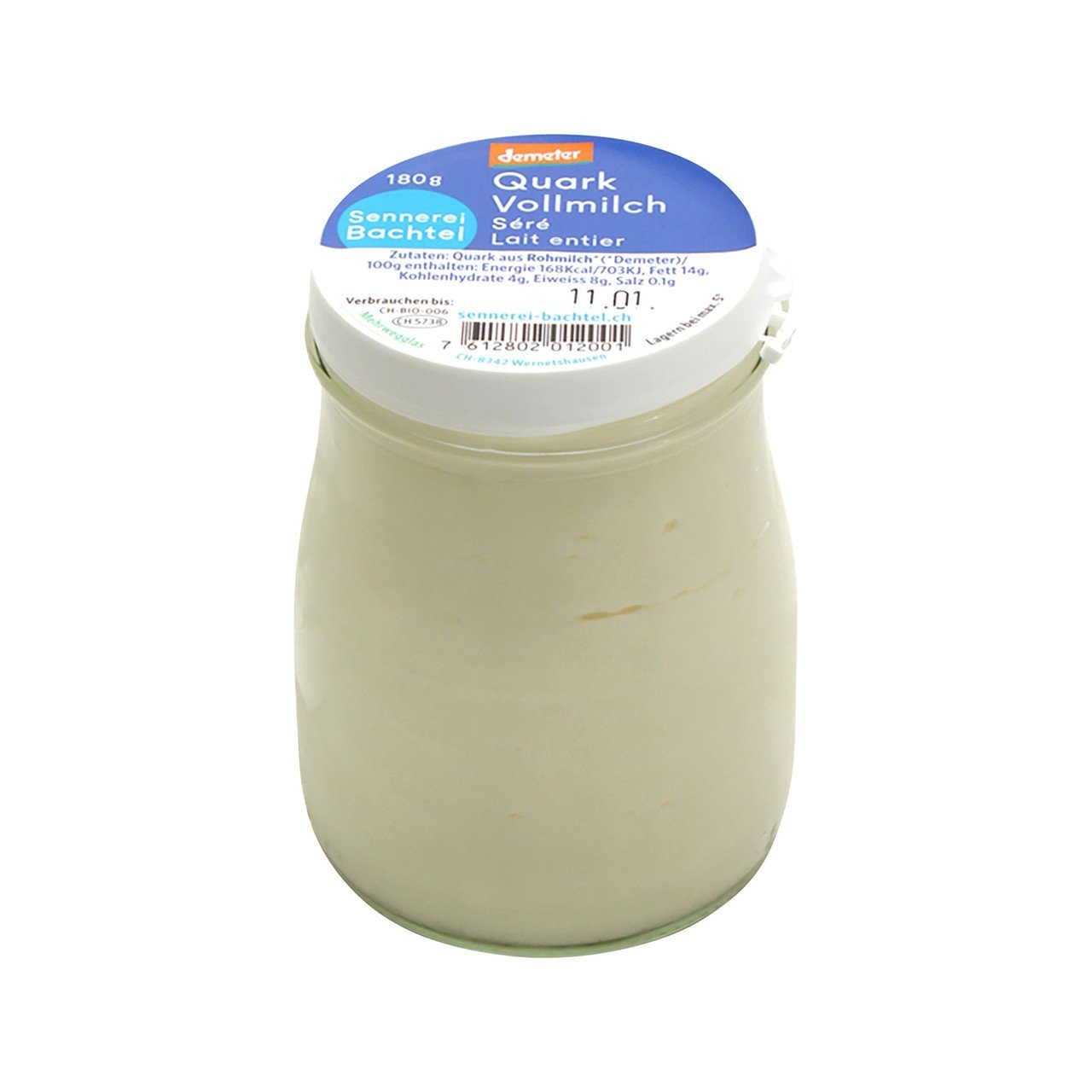 Quark Vollmilch - Glas 180 g
