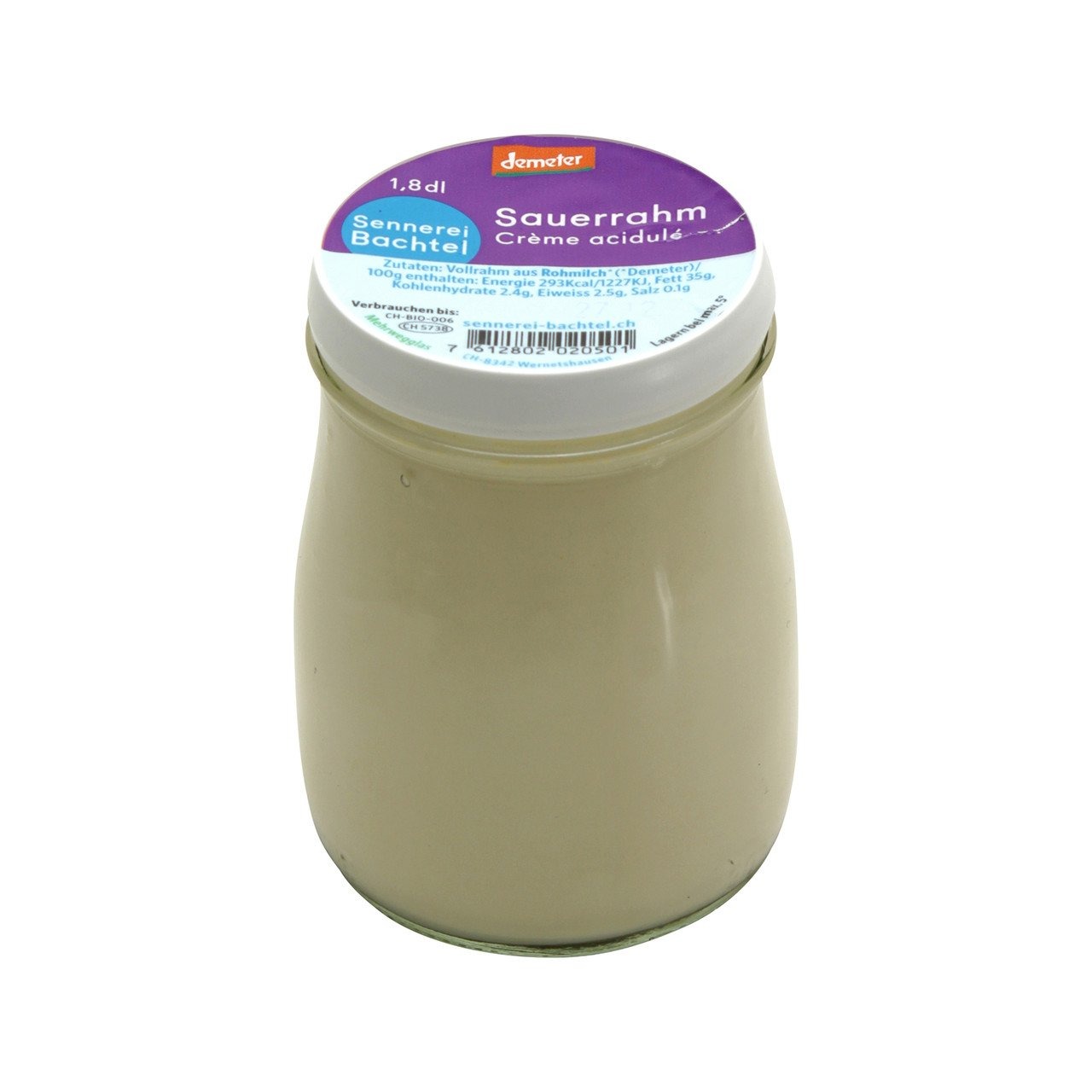 Sauerrahm aus Rohmilch 1.8 dl