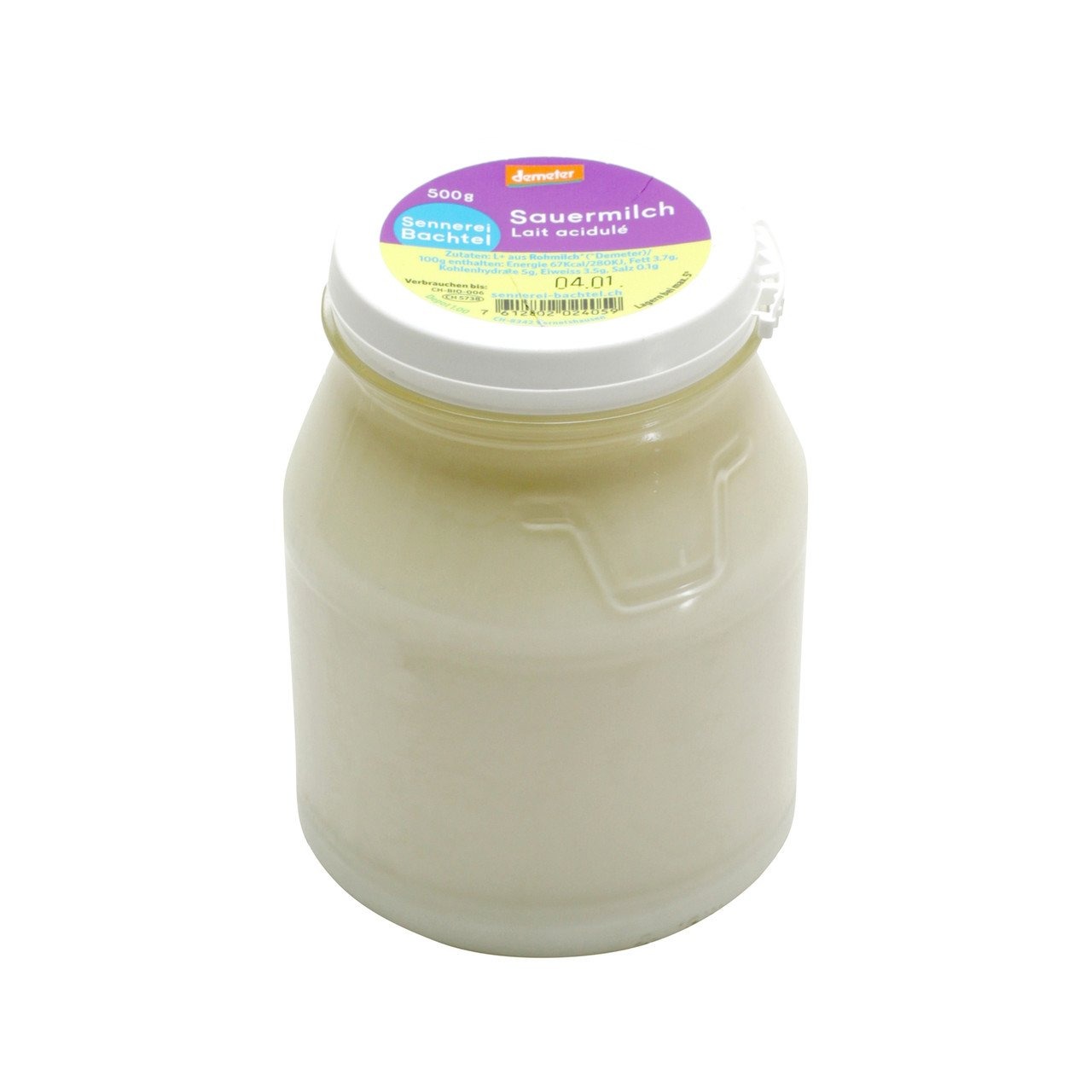 Sauermilch unpasteurisiert 500g (+ Depot 1 Fr.)
